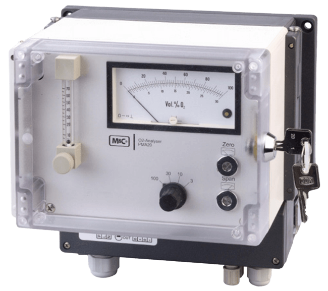 M&C Techgroup Thermostated Oxygen Analyser, PMA 20